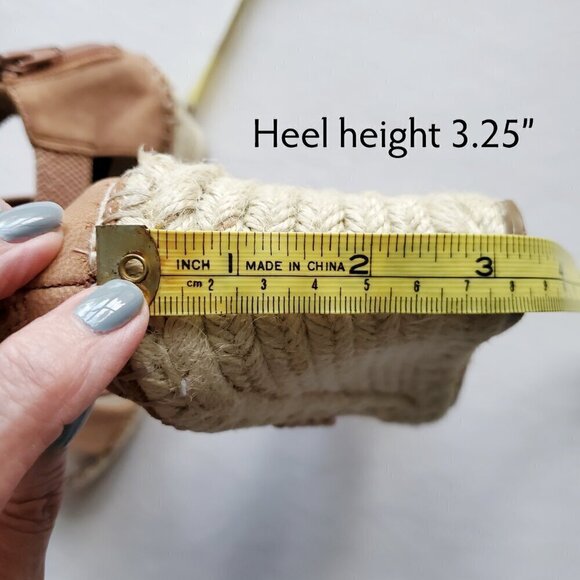 Steven By Steve Madden Espadrille Wedge Tan Color Sandal 7.5 - Picture 11 of 15